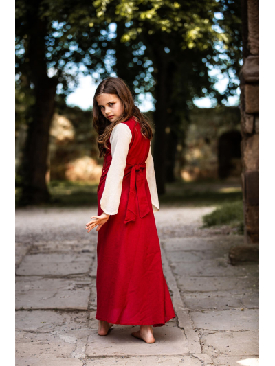 Trollfelsen Mittelalter Gewandung Leonardo Carbone Kinderkleid Elsa Natur Rot4 Trollfelsen Mittelalter Gewandung Leonardo Carbone Kinderkleid Elsa Natur Rot4